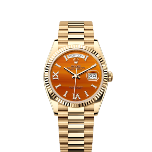 Rolex Day-Date 36, 18k Yellow Gold with Diamond-set, 36mm, Ref# 128238-0088