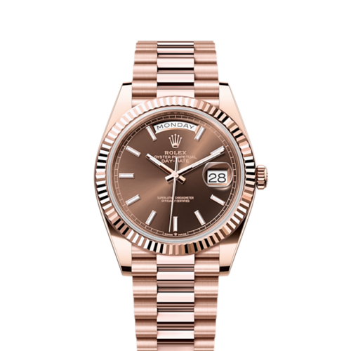 Rolex Day-Date 40, 18k Everose Gold, 40mm, Ref# 228235-0053