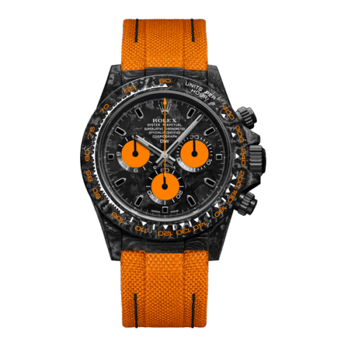 ROLEX Diw Daytona carbon orange edition 40mm oyster black