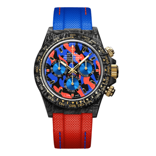 ROLEX Diw Daytona military red 40mm oyster black