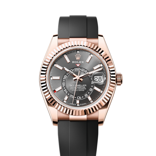 Rolex Sky-Dweller, 42mm, 18k Everose Gold, Ref# 336235-0004